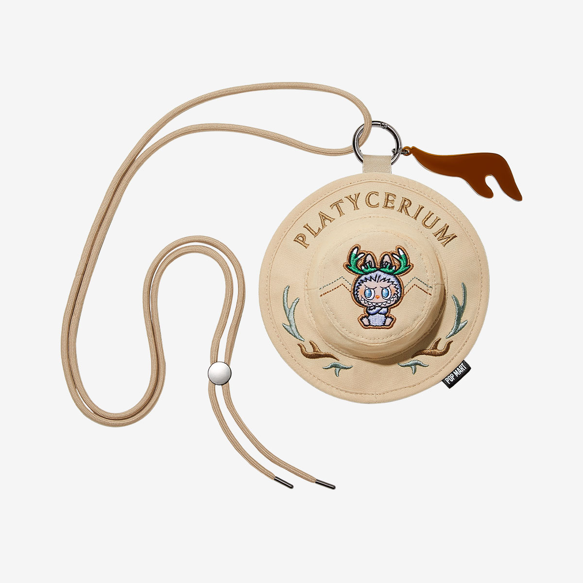 Labubu Bucket Hat Mini Bag Platycerium – Fall In Wild Series