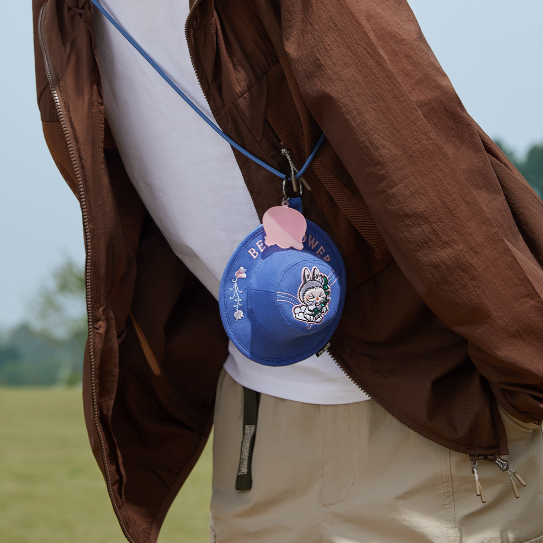 Labubu Bucket Hat Mini Bag Bellflower – Fall In Wild Series - Image 3