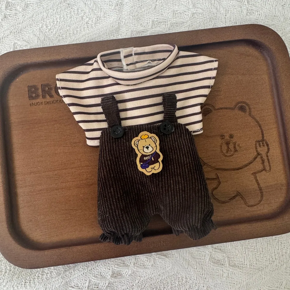 Labubu Clothing Teddy Overalls Striped 17