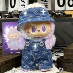 Denim Set for Labubu – Urban & Kawaii Style