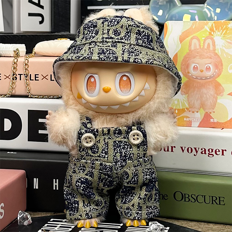 Khaki & Midnight Blue Set for Labubu – Adventure Spirit & Good Vibes