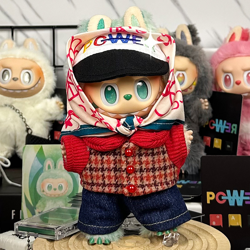 Retro Color Pop Set for Labubu – Fashion Spirit & Boldness