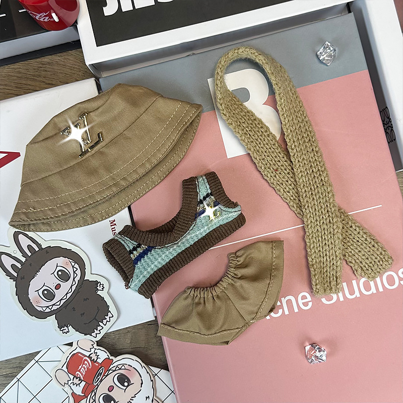 Elegant Winter Set for Labubu – Kawaii Chic Look - Image 2