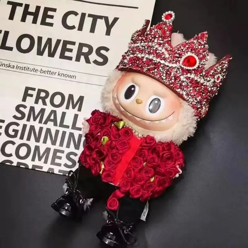 Royal Crown Outfit for Labubu Figure – Ruby Rose Edition - Image 2