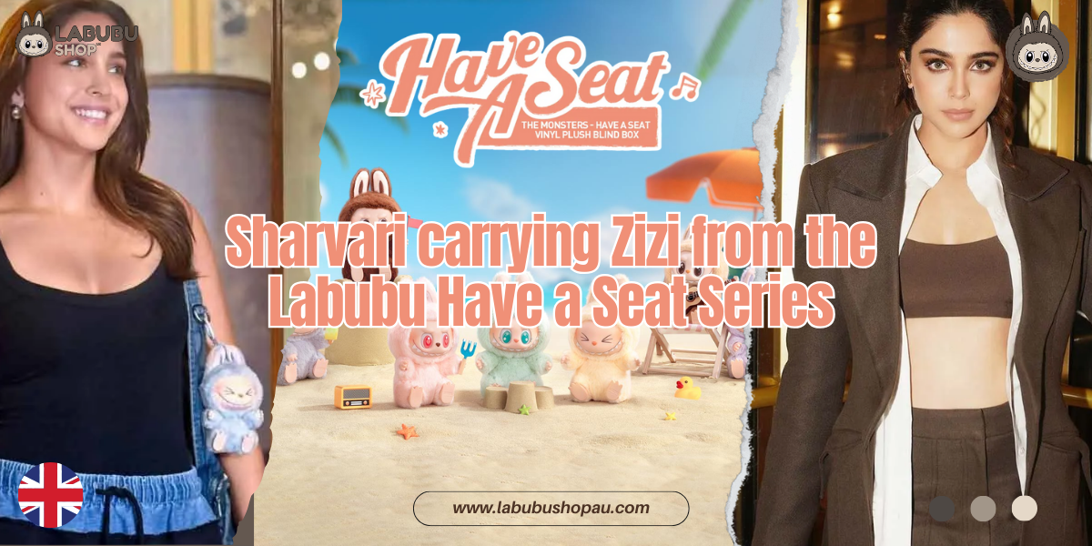 Sharvari Wagh was seen carrying Zizi from the Labubu Have a Seat Series