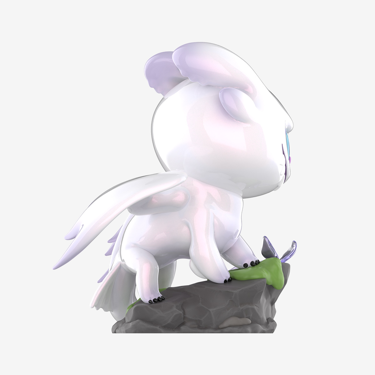 Labubu Light Fury Secret Edition – How to Train Your Dragon Figurine - Image 3