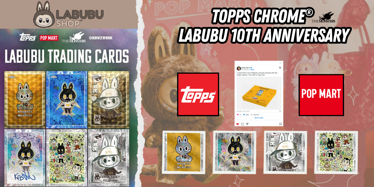 Labubu x Topps Chrome 10th Anniversary