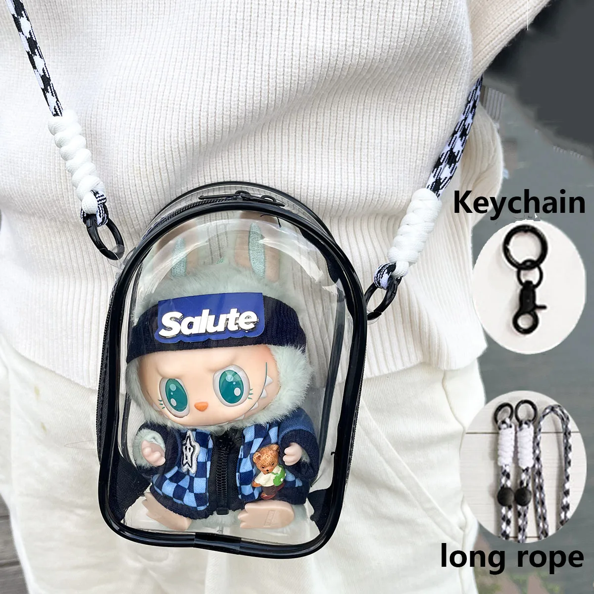 Labubu Transparent Carry Bag