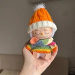 Labubu Winter Knit Poncho