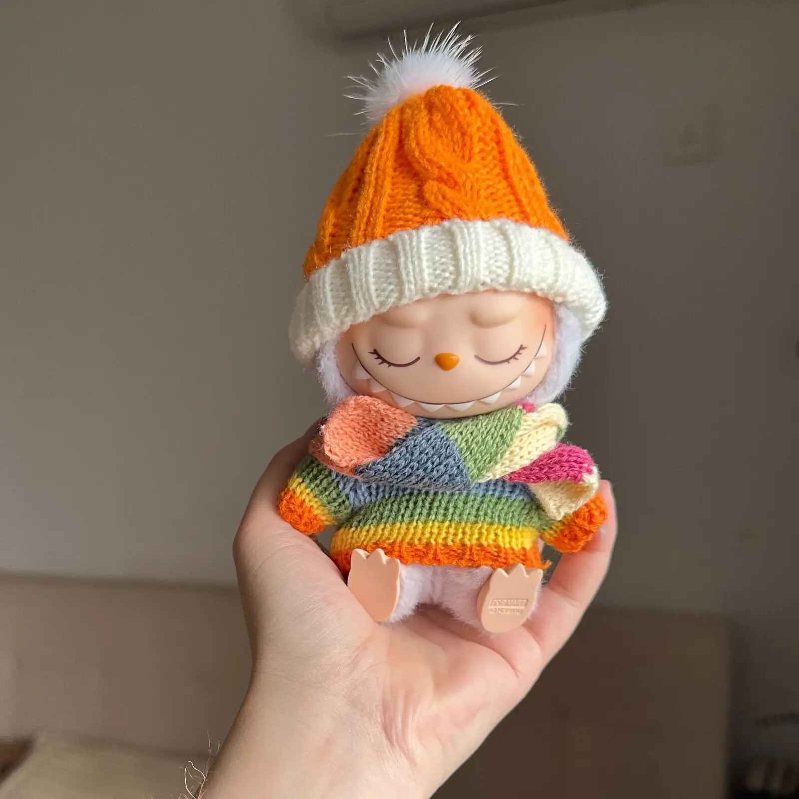 Labubu Winter Knit Poncho