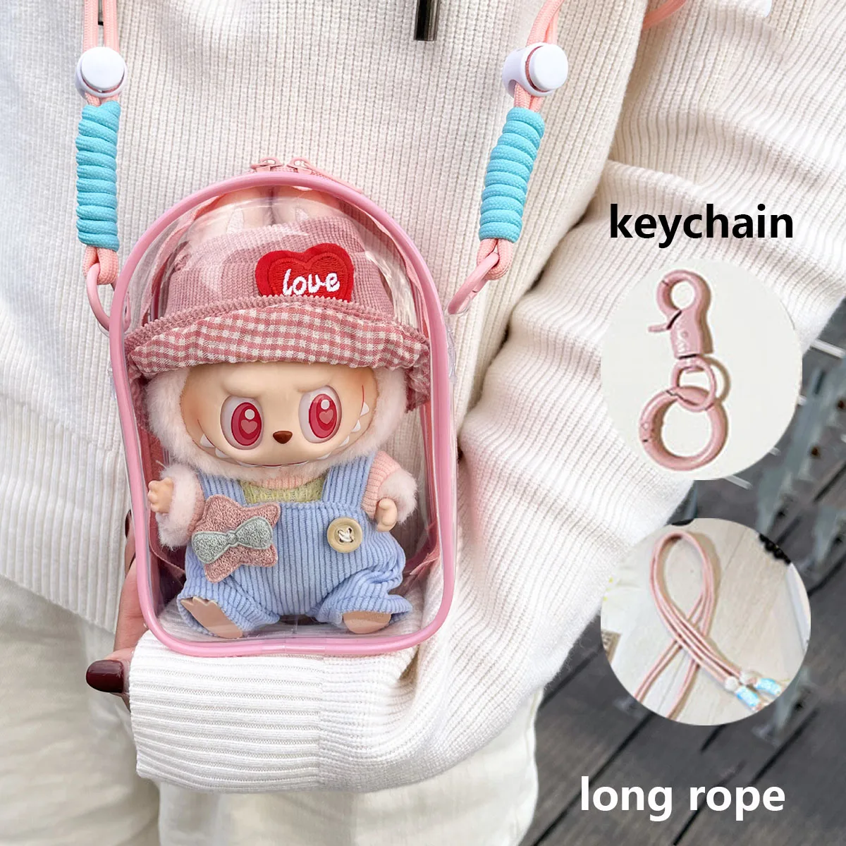 Labubu Transparent Carry Bag - Image 12