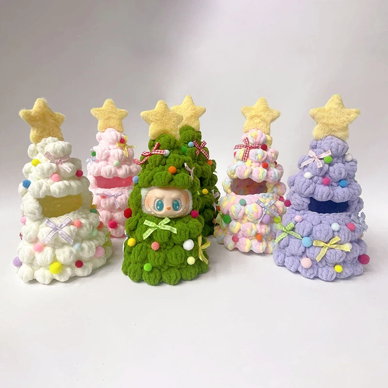 Labubu Christmas Tree Plush House – Holiday Accessories Series - Image 4
