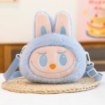 Labubu Plush Shoulder Bag Blue