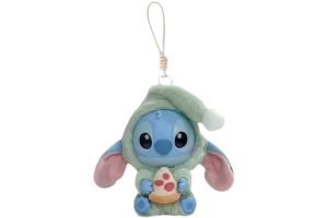 Stitch Eating Something Before Sleep Crispy Pizza