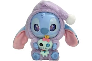 Stitch Eating Something Before Sleep Good Company Secret Edition – Plush Keychain