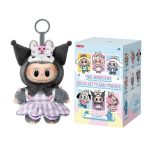 Labubu x Hello Kitty Kuromi Vinyl Plush Pendant