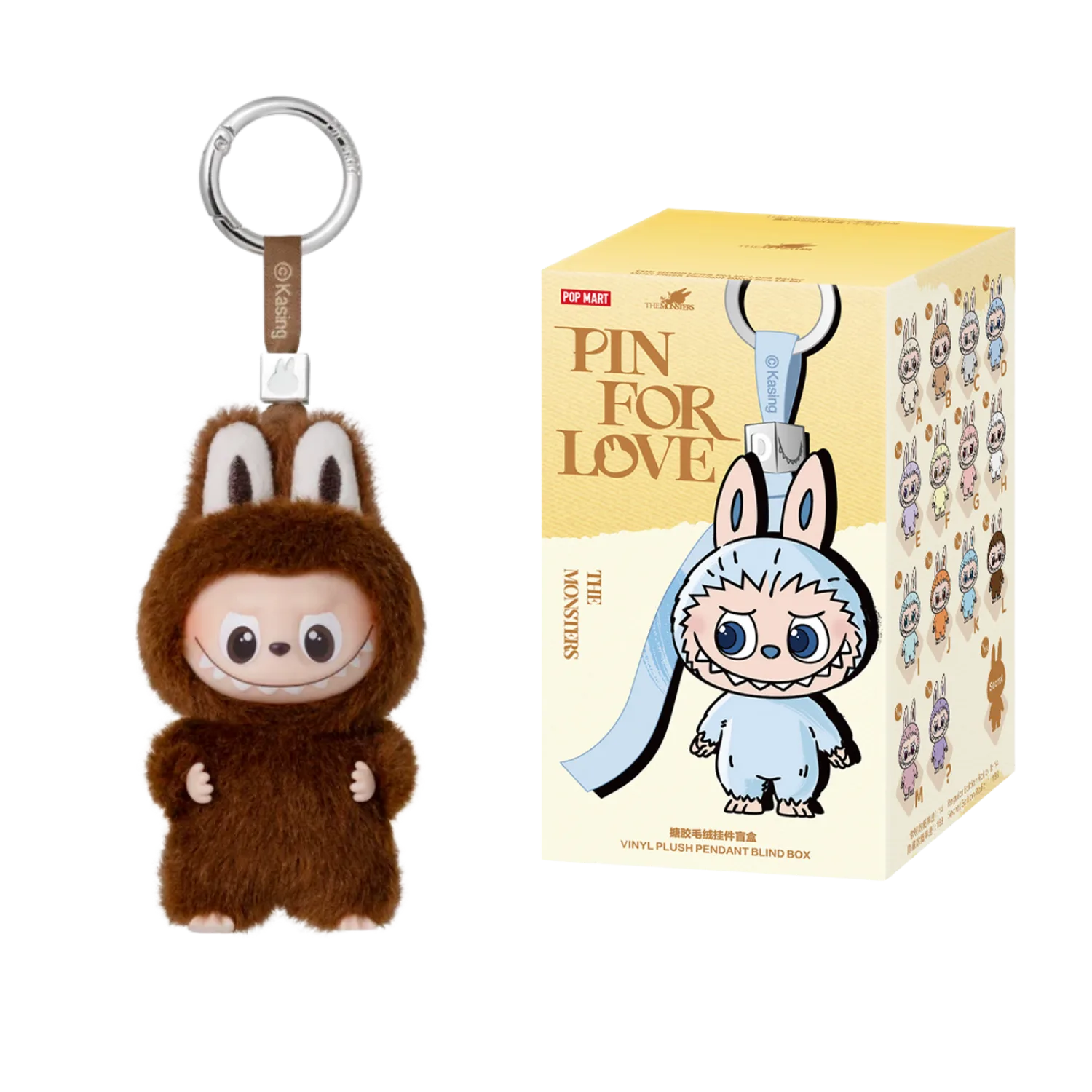 Labubu Pin for Love Series blind box doll, letters A to M, UK stock
