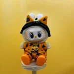 Labubu Halloween Pumpkin Cat Outfit