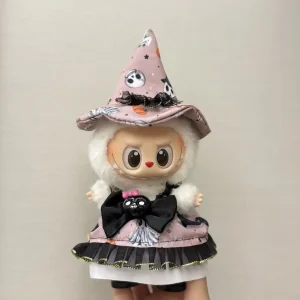 Labubu Halloween Pink Witch Dress
