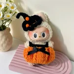 Labubu Halloween Knitted Pumpkin Dress