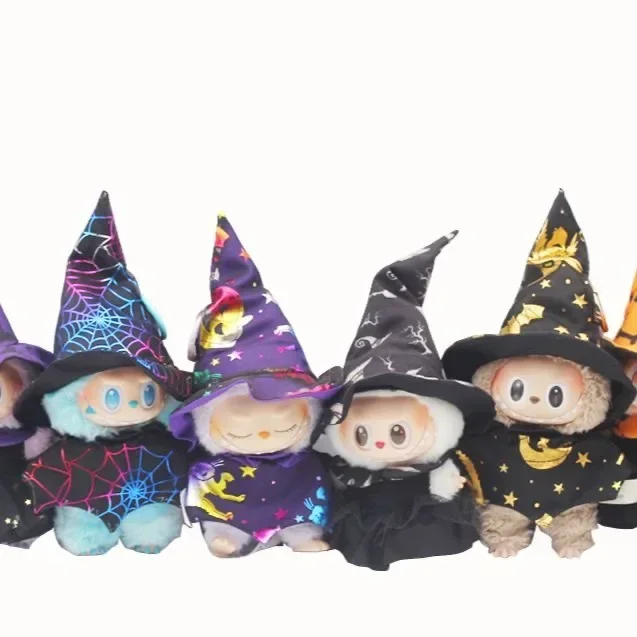 Labubu Halloween Witch Costume – Multi-Colour Bat & Spiderweb Styles - Image 2